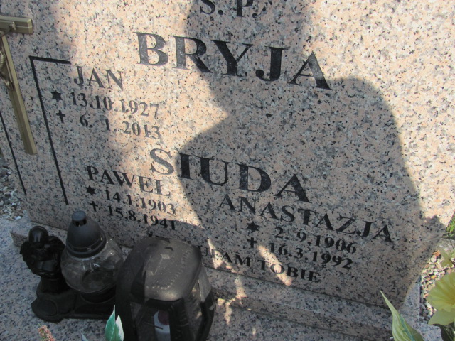 Paweł Siuda 1903 Debrzno - Grobonet - Wyszukiwarka osób pochowanych