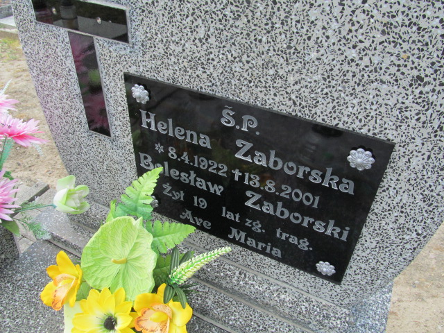 Bolesław Zaborski 1900 Debrzno - Grobonet - Wyszukiwarka osób pochowanych