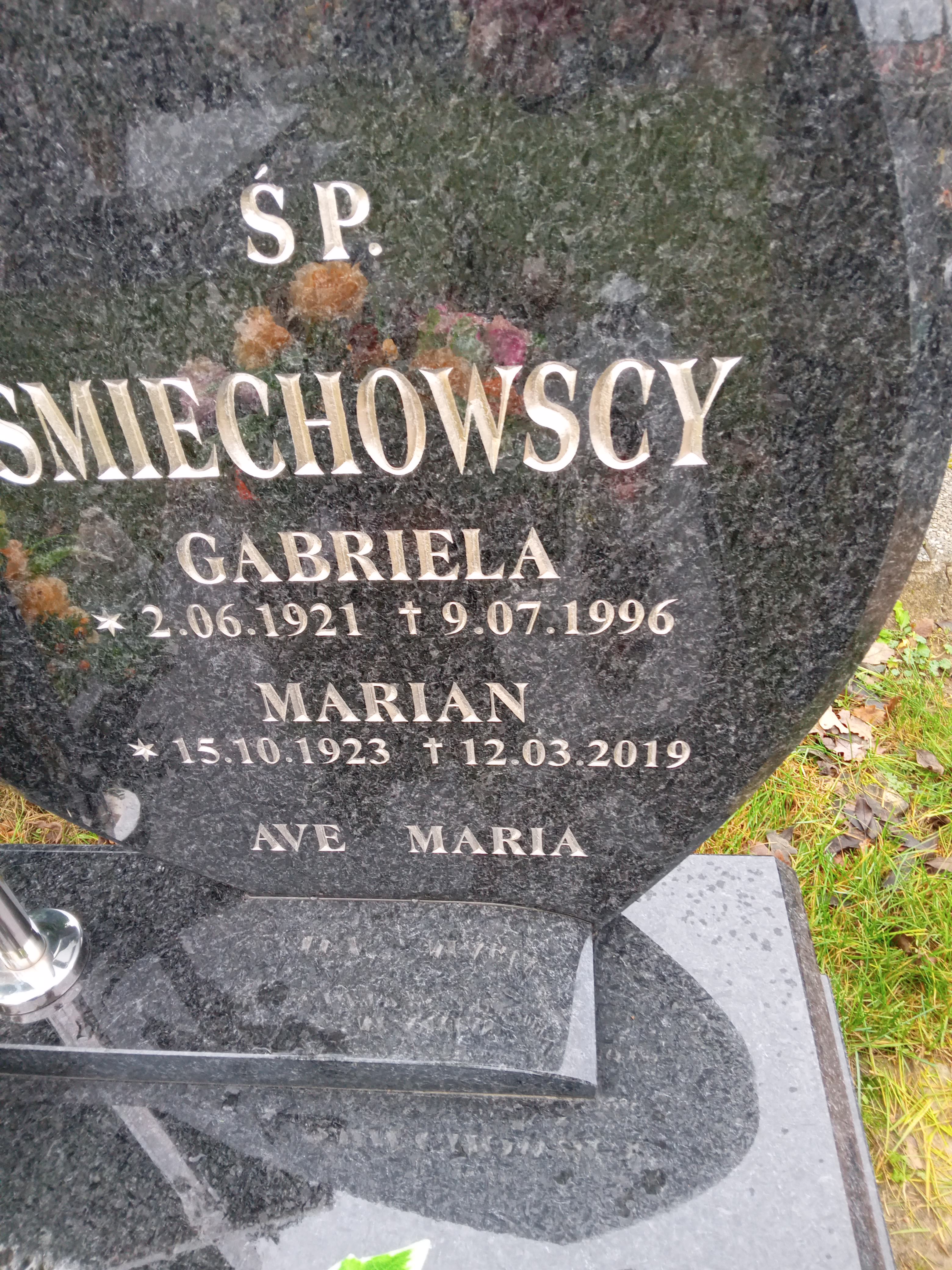 Gabriela Śmiechowska 1921 Debrzno - Grobonet - Wyszukiwarka osób pochowanych