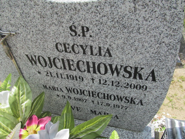 Cecylia Wojciechowska 1919 Debrzno - Grobonet - Wyszukiwarka osób pochowanych