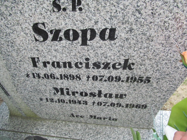 Franciszek Szopa 1898 Debrzno - Grobonet - Wyszukiwarka osób pochowanych