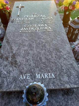 Czesława Jastrzębska 1957 Debrzno - Grobonet - Wyszukiwarka osób pochowanych