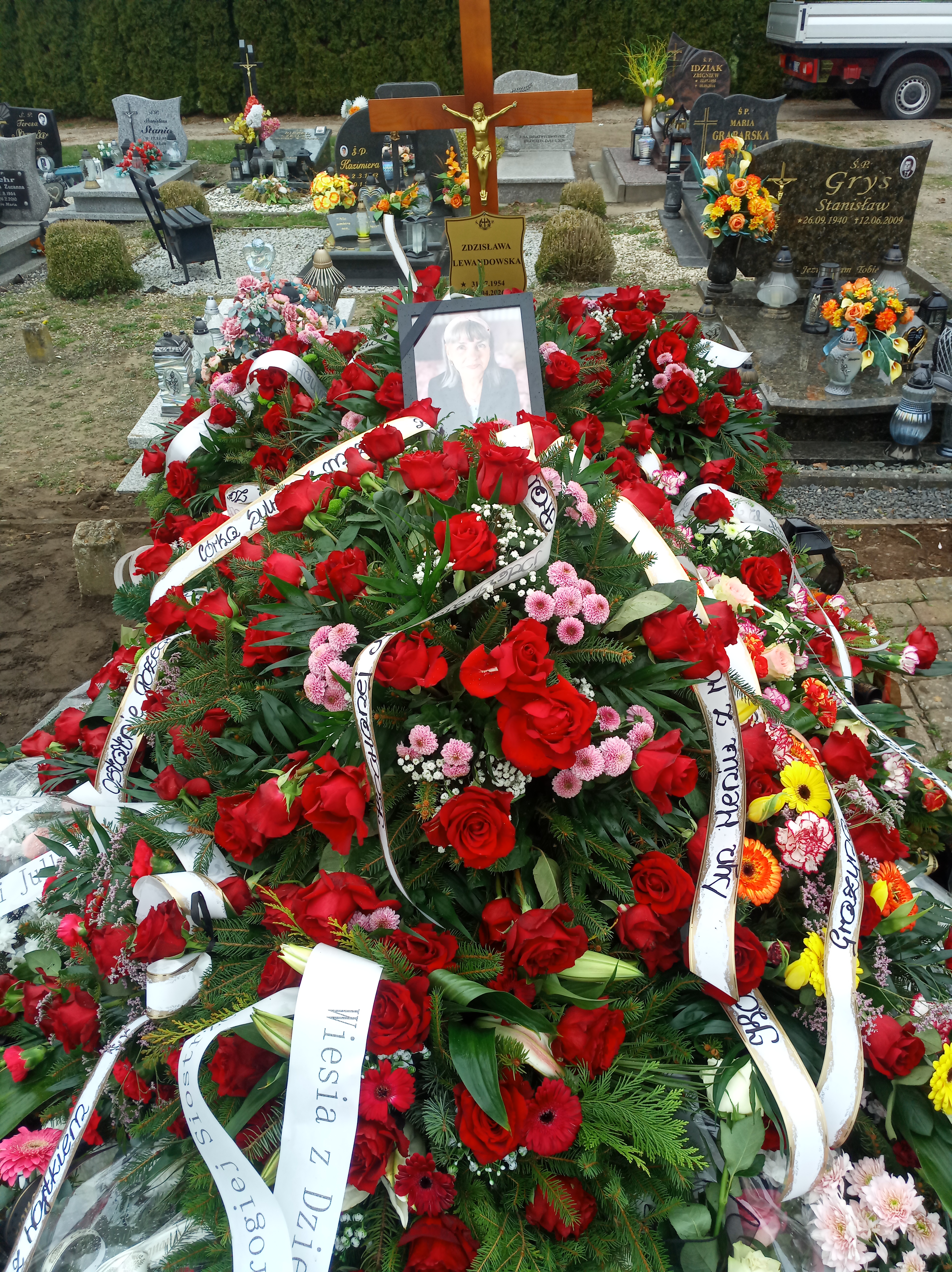 Grób Zdzisława Lewandowska