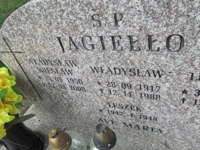 Władysław Jagiełło 1950 Debrzno - Grobonet - Wyszukiwarka osób pochowanych