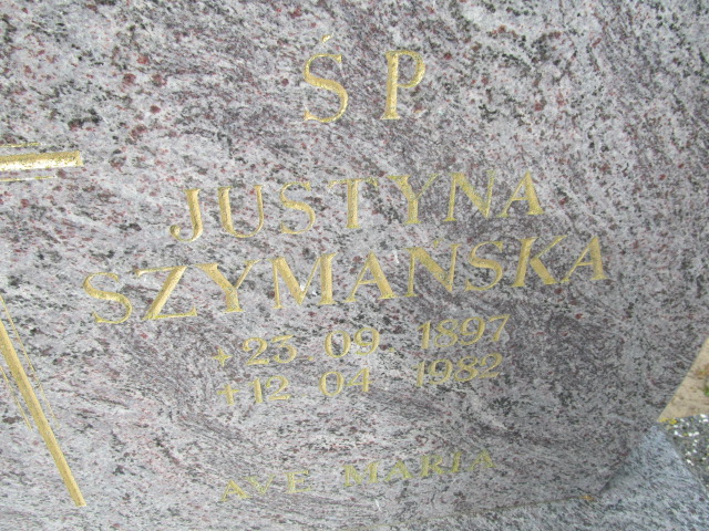 Justyna Szymańska 1897 Debrzno - Grobonet - Wyszukiwarka osób pochowanych