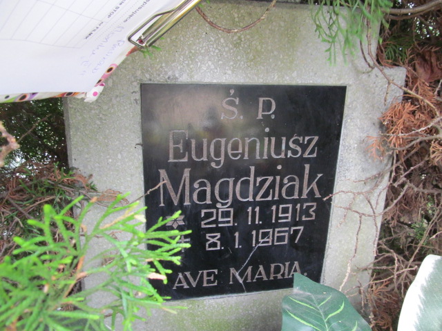 Eugeniusz Magdziak 1913 Debrzno - Grobonet - Wyszukiwarka osób pochowanych