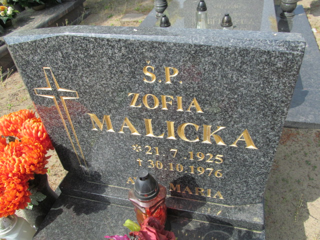 Zofia Malicka 1925 Debrzno - Grobonet - Wyszukiwarka osób pochowanych