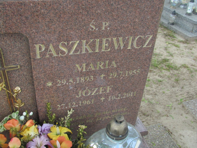 Maria Paszkiewicz 1893 Debrzno - Grobonet - Wyszukiwarka osób pochowanych