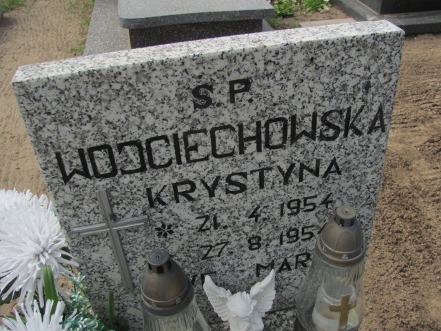 Krystyna Wojciechowska 1954 Debrzno - Grobonet - Wyszukiwarka osób pochowanych