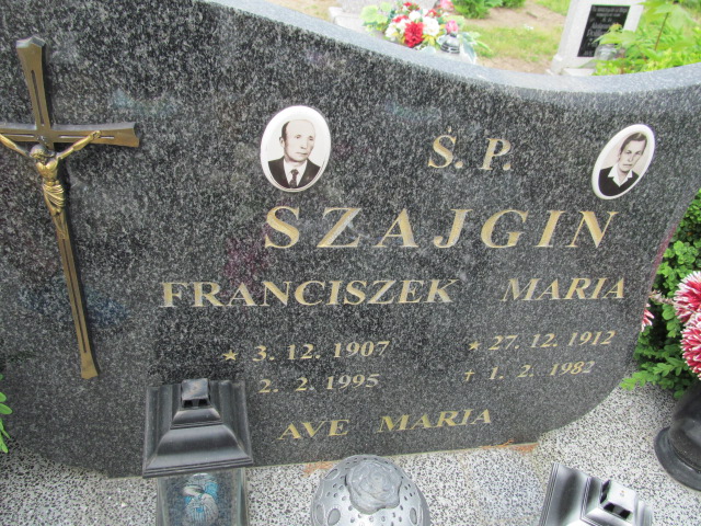 Franciszek Szajgin 1907 Debrzno - Grobonet - Wyszukiwarka osób pochowanych