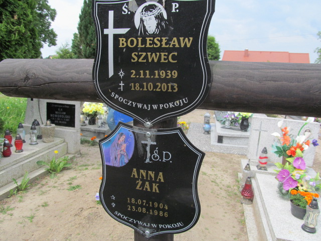 Anna Żak 1904 Debrzno - Grobonet - Wyszukiwarka osób pochowanych