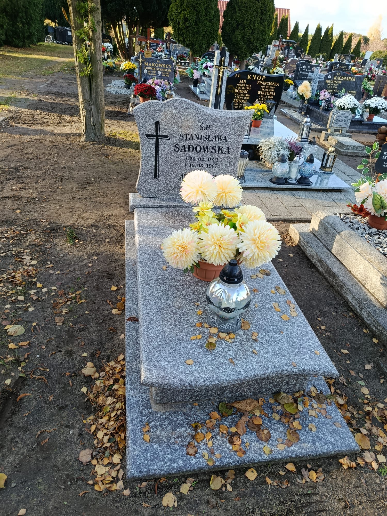 Grób Stanisława Sadowska