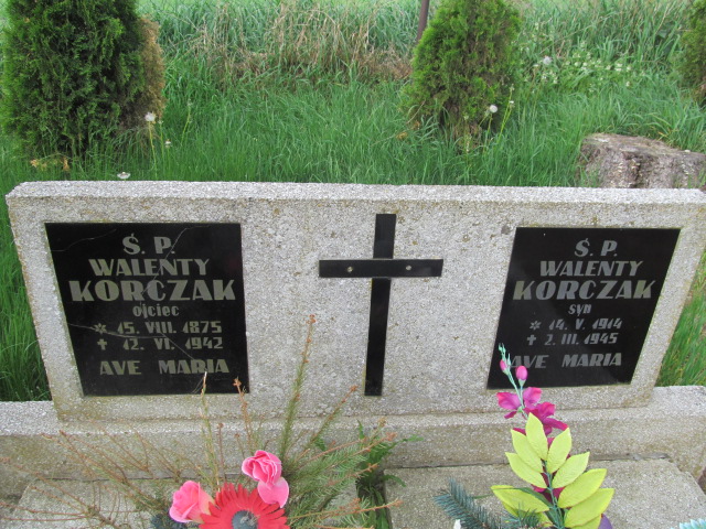 Walenty Korczak 1914 Debrzno - Grobonet - Wyszukiwarka osób pochowanych