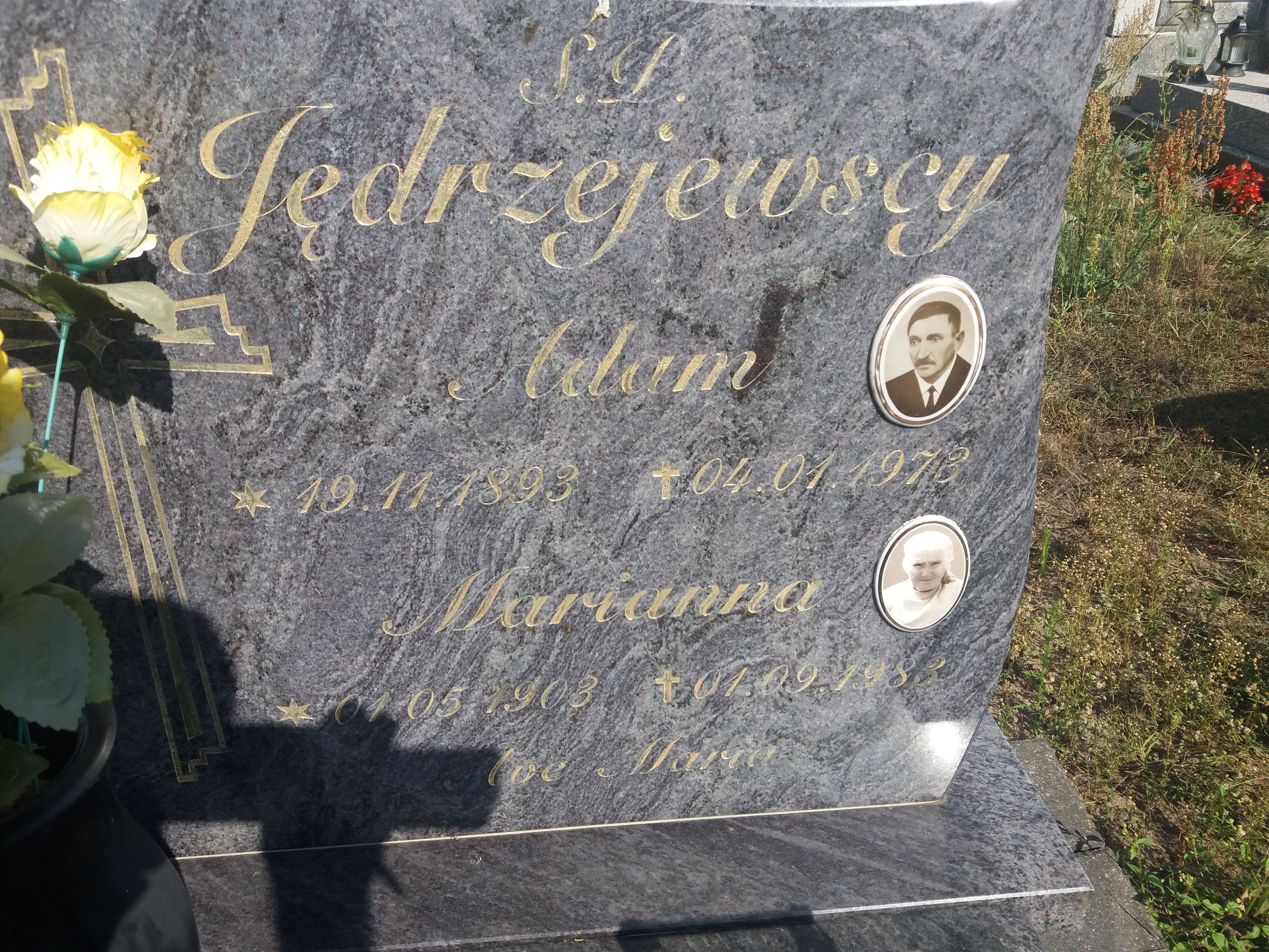 Grób Marianna Jędrzejewska